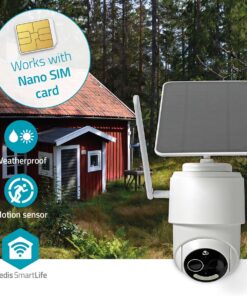 Nedis SmartLife Utendørs kamera - 4G - solar
