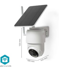 Nedis SmartLife Utendørs kamera - 4G - solar