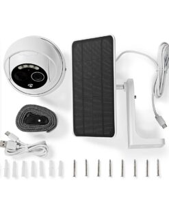 Nedis SmartLife Utendørs kamera - WiFi - solar