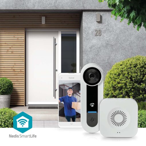 Nedis Smartlife video-ringeklokke med chime