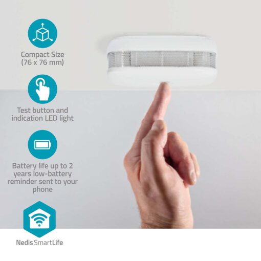 Nedis SmartLife røykvarsler - WiFi