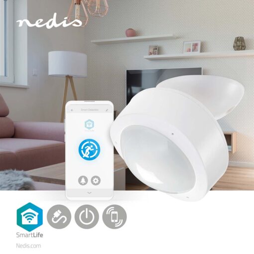 Nedis SmartLife bevegelsessensor batteridrevet eller nettstrømdrevet