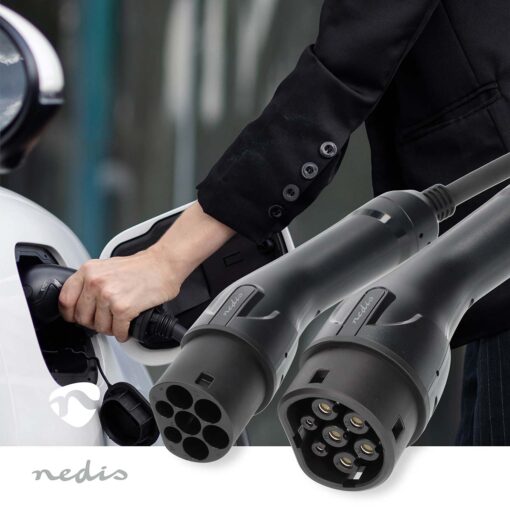 Nedis ladekabel til elbil - type 2