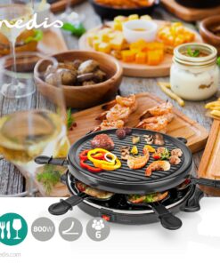 Nedis Raclette for seks personer