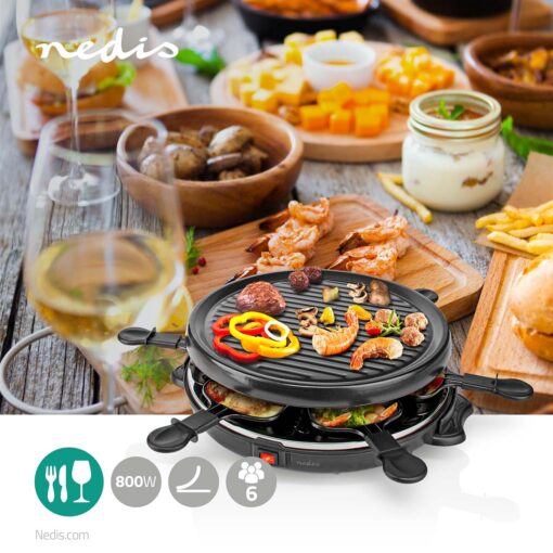 Nedis Raclette for seks personer