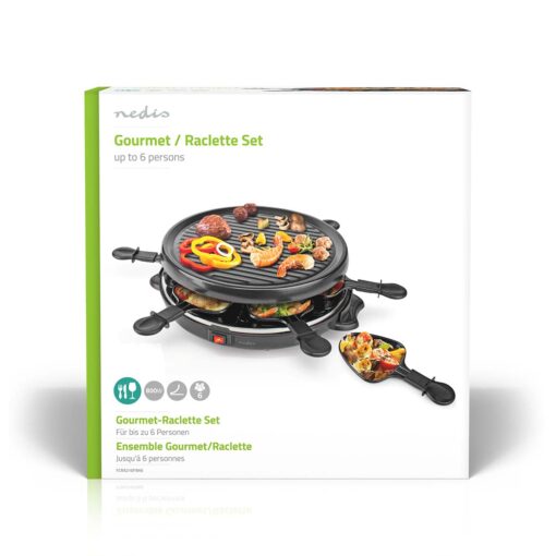Nedis Raclette for seks personer