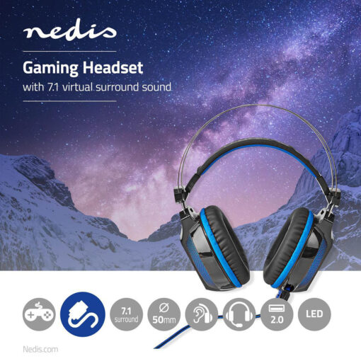 Nedis gaming headsett Wradrin