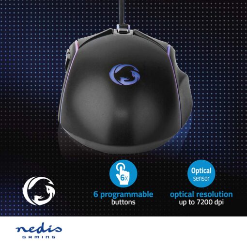 Nedis Gaming Mouse 7200dpi